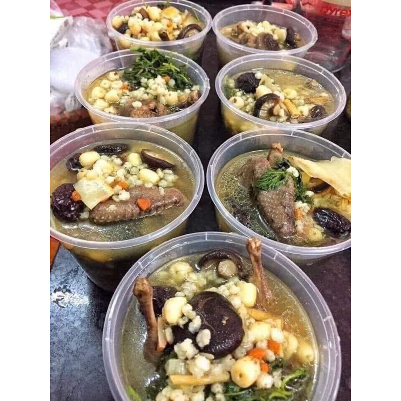 sét gà ác kèm gia vị hầm