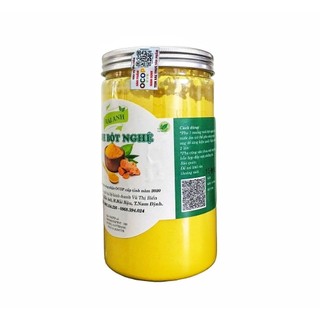 Tinh bột nghệ nguyên chất 500g, ocop 3 sao cấp tỉnh, nghệ tươi nguyên chất 100% có hàm lượng curcumin cao