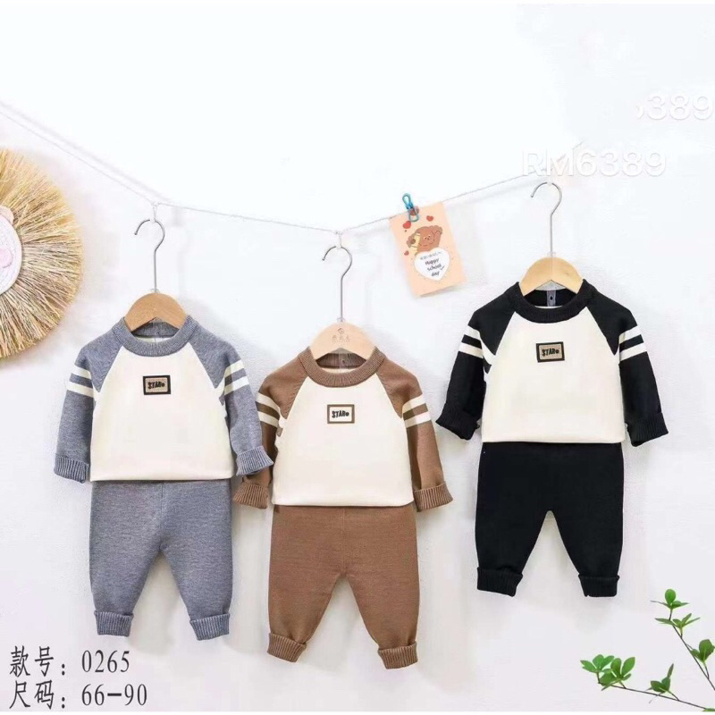 Bộ len cho bé trai