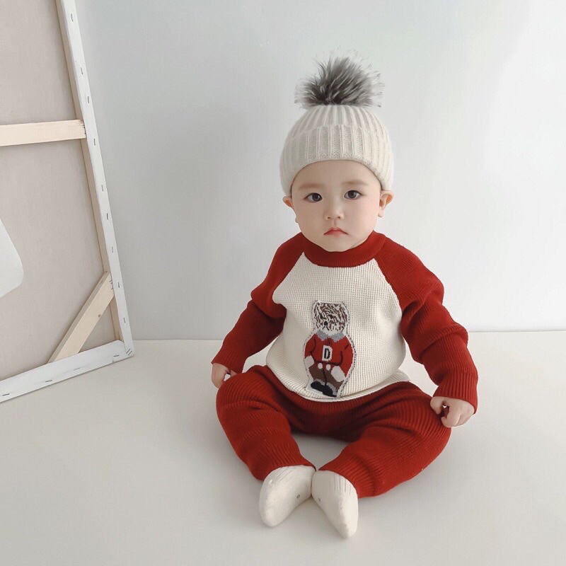 Bọi len gấu cho bé trai