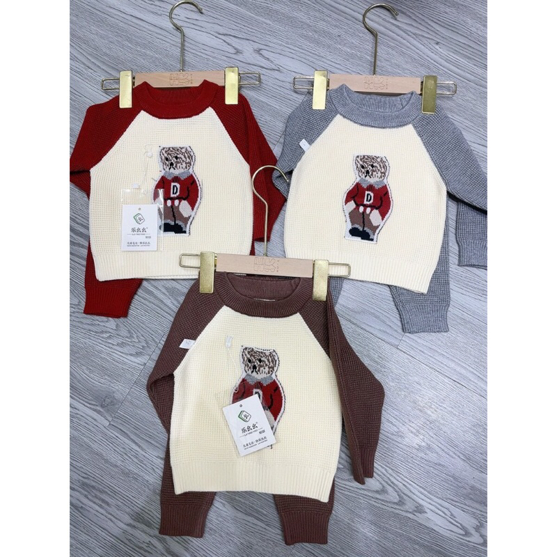 Bọi len gấu cho bé trai