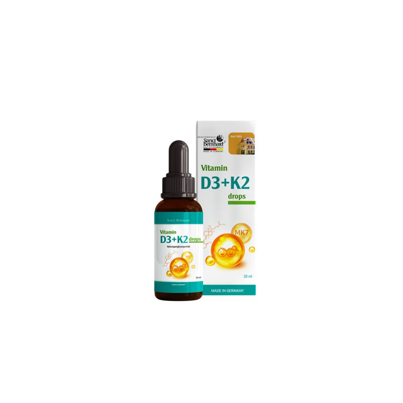 Vitamin D3+K2 drops Sanct Bernhard 10 ml Đức