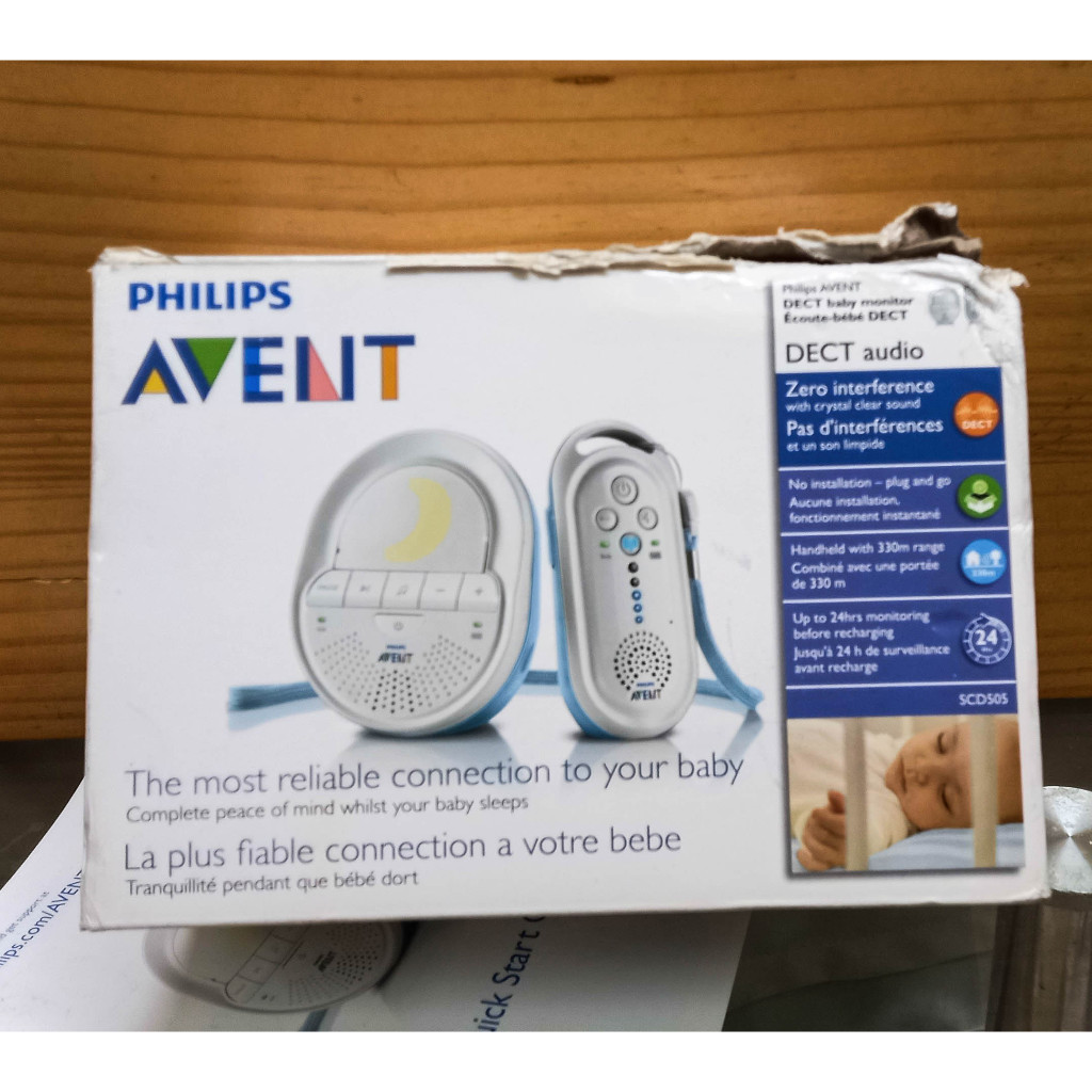 95% Máy báo khóc 2 chiều Máy trông trẻ 2 chiều Philips Avent DECT Baby Monitor SCD505