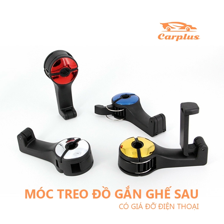 Móc treo đồ ô tô gài ghế sau chịu được 10kg cân nặng, Móc treo đồ xe hơi
