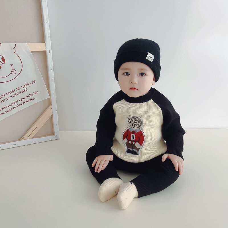 Bọi len gấu cho bé trai