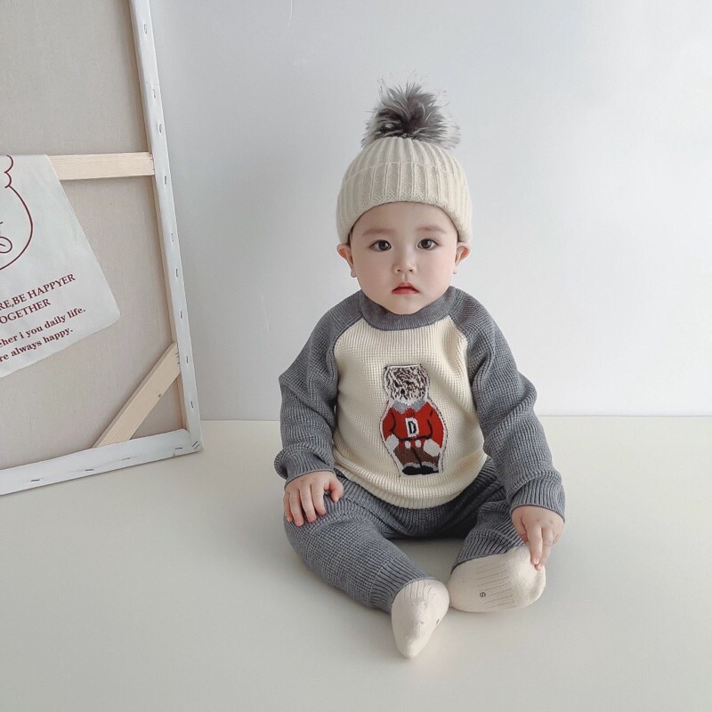 Bọi len gấu cho bé trai