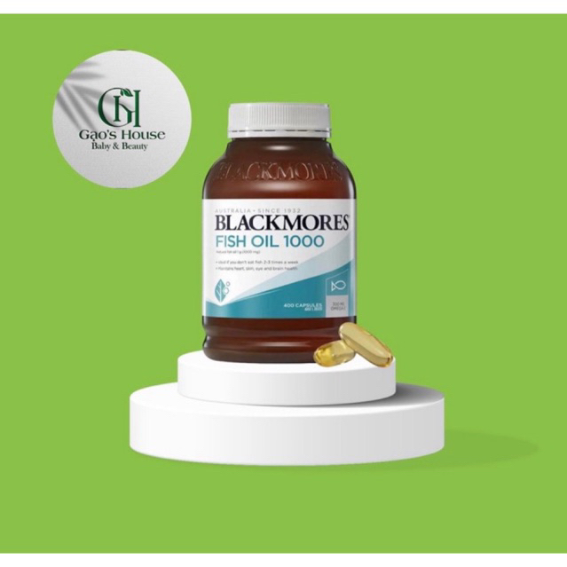 Viên dầu cá có mùi Blackmores Odourless Fish Oil 1000, 400 viên
