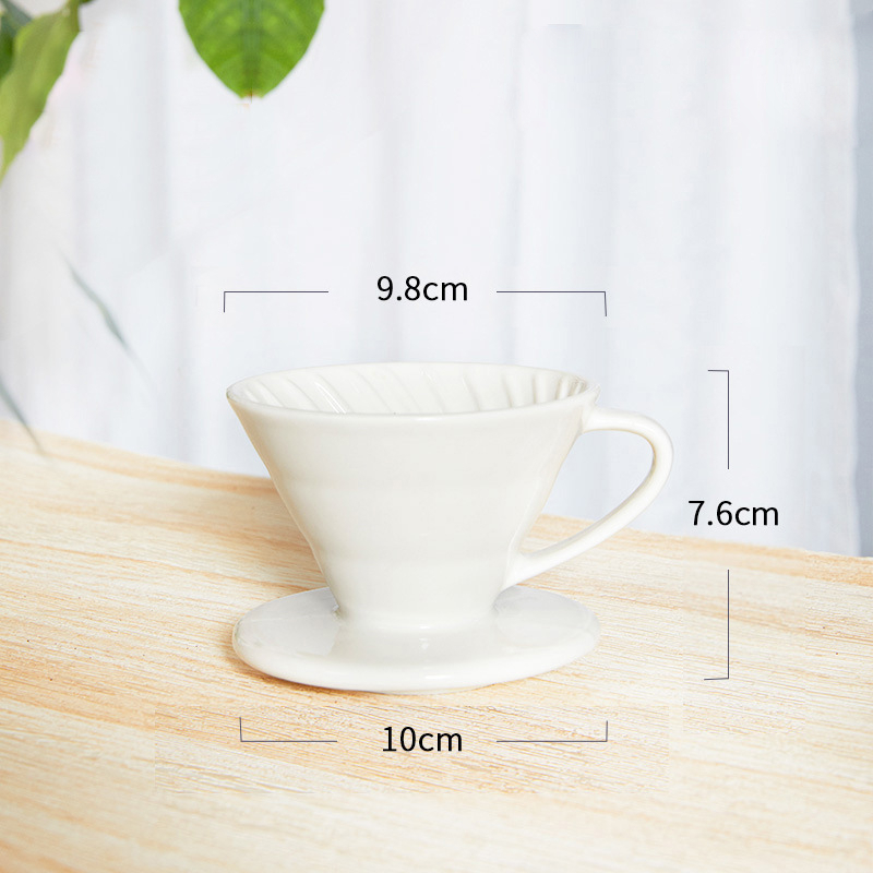 Phễu pha cà phê Pour Over bằng sứ V60