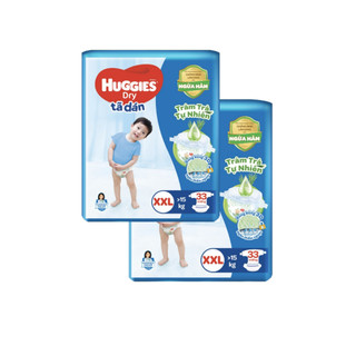 Bỉm - Tã dán Huggies size XXL - 54 miếng (Cho bé trên 14kg)