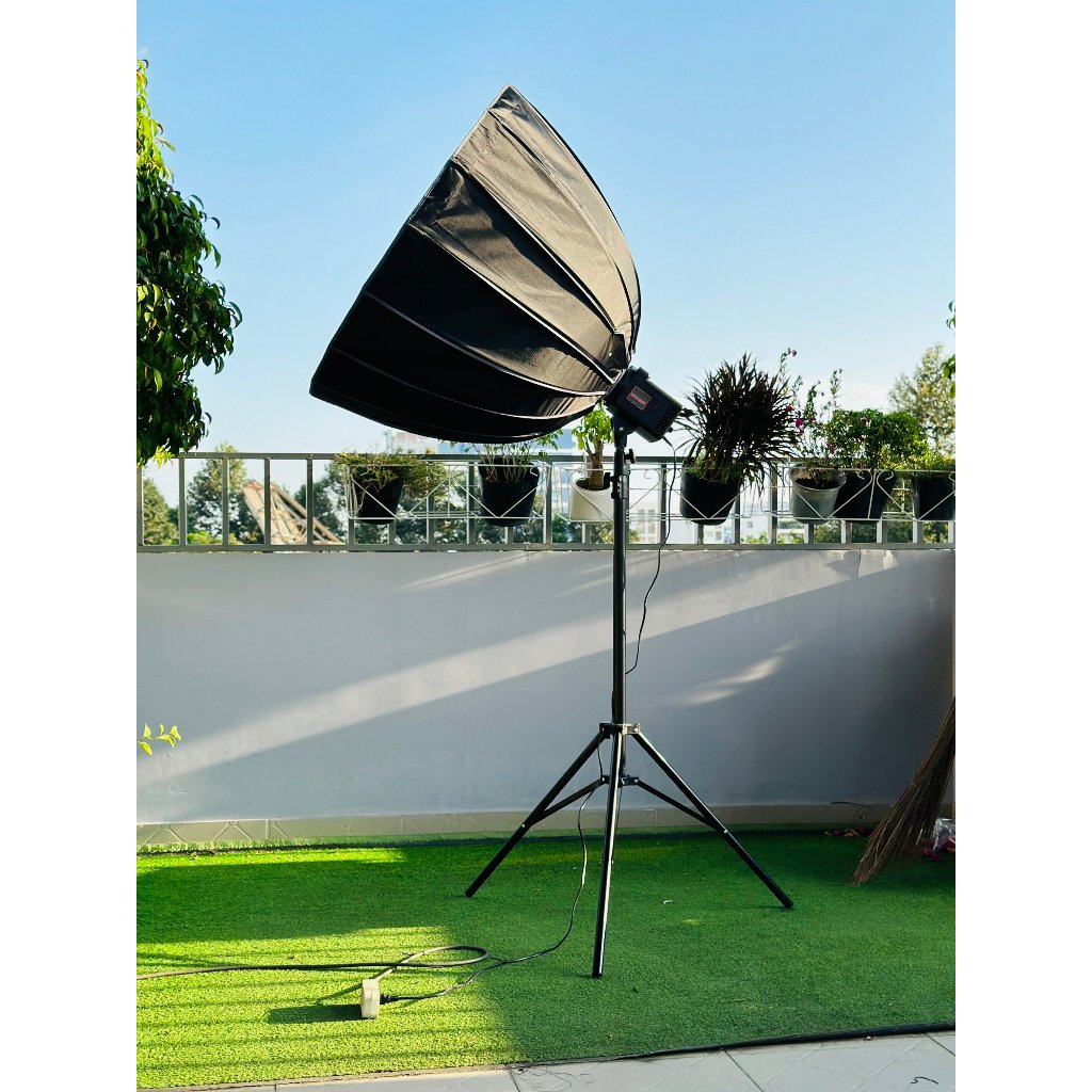 Bộ Đèn Studio SOFTBOX Led NW-400S Công Suất 100W Chình Màu  Kèm Cầu 90CM Đã Bao Gồm Chân Đèn, Đầu Đèn