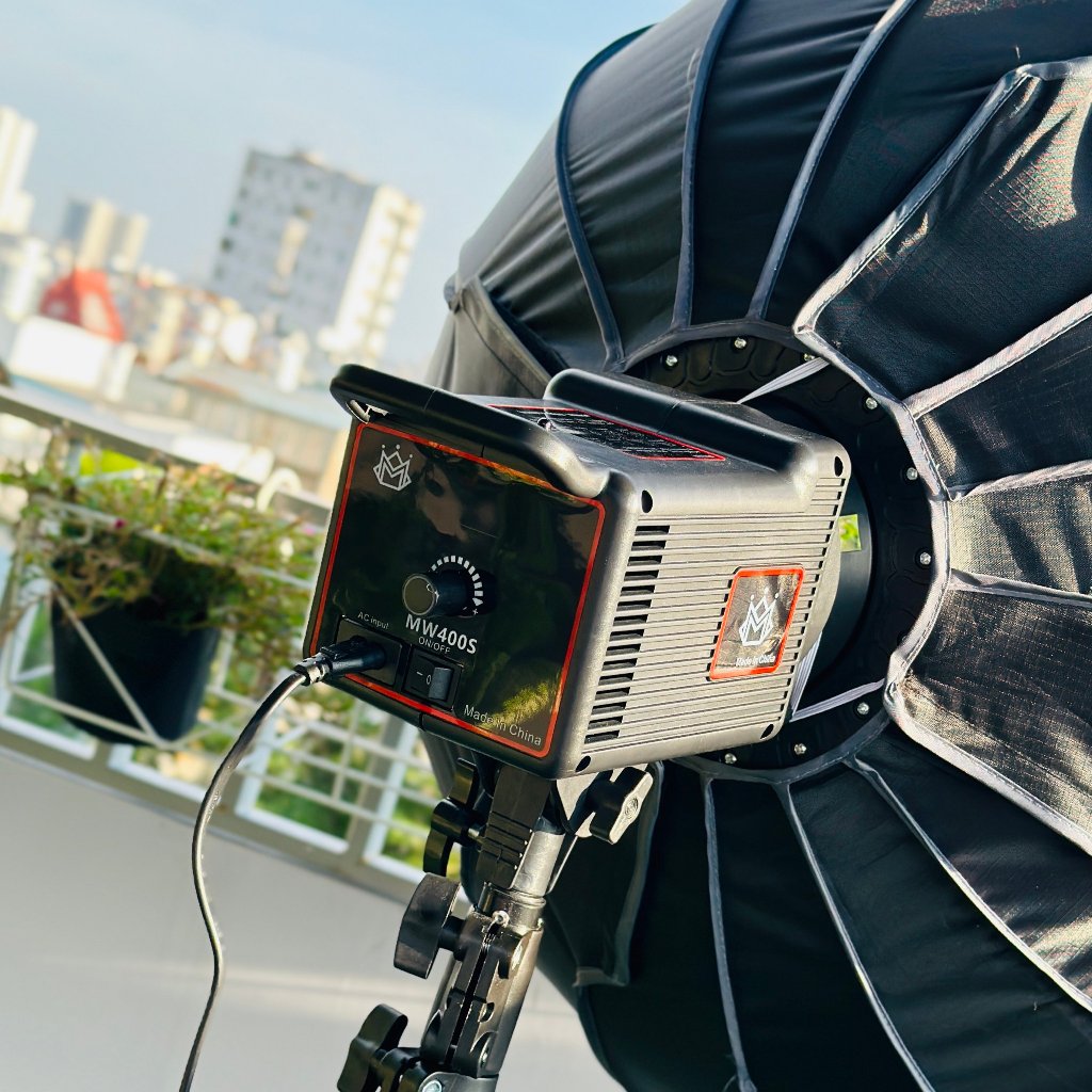 Bộ Đèn Studio SOFTBOX Led NW-400S Công Suất 100W Chình Màu  Kèm Cầu 90CM Đã Bao Gồm Chân Đèn, Đầu Đèn