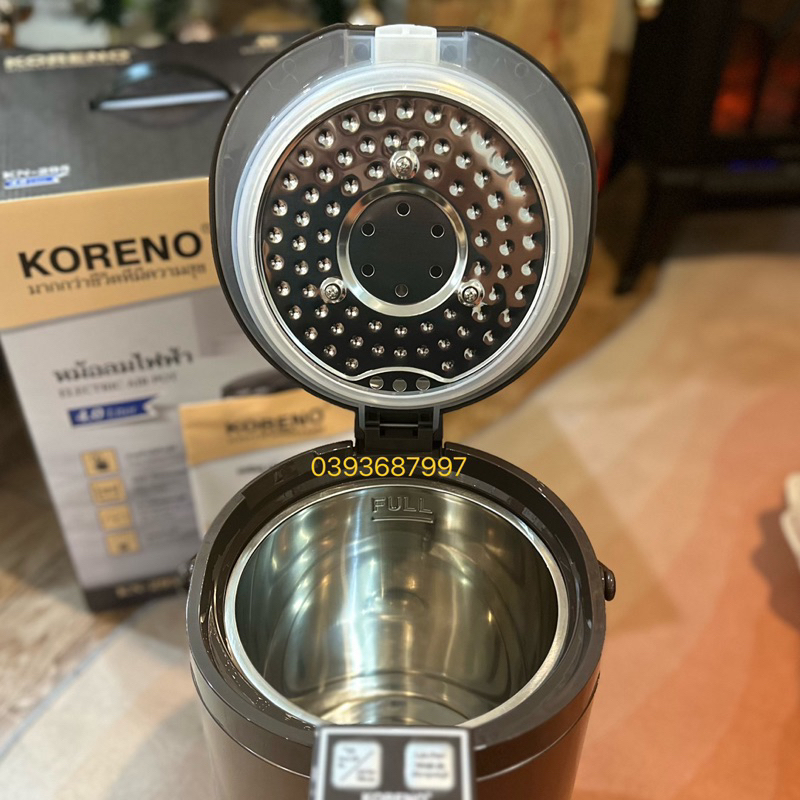 Bình thủy điện đa năng KORENO KN-295 bình thủy inox cao cấp, chống cạn, 2 chế độ bơm , bảo hành 12 tháng