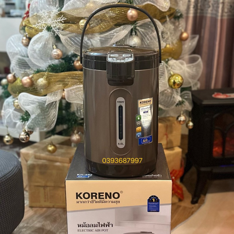 Bình thủy điện đa năng KORENO KN-295 bình thủy inox cao cấp, chống cạn, 2 chế độ bơm , bảo hành 12 tháng