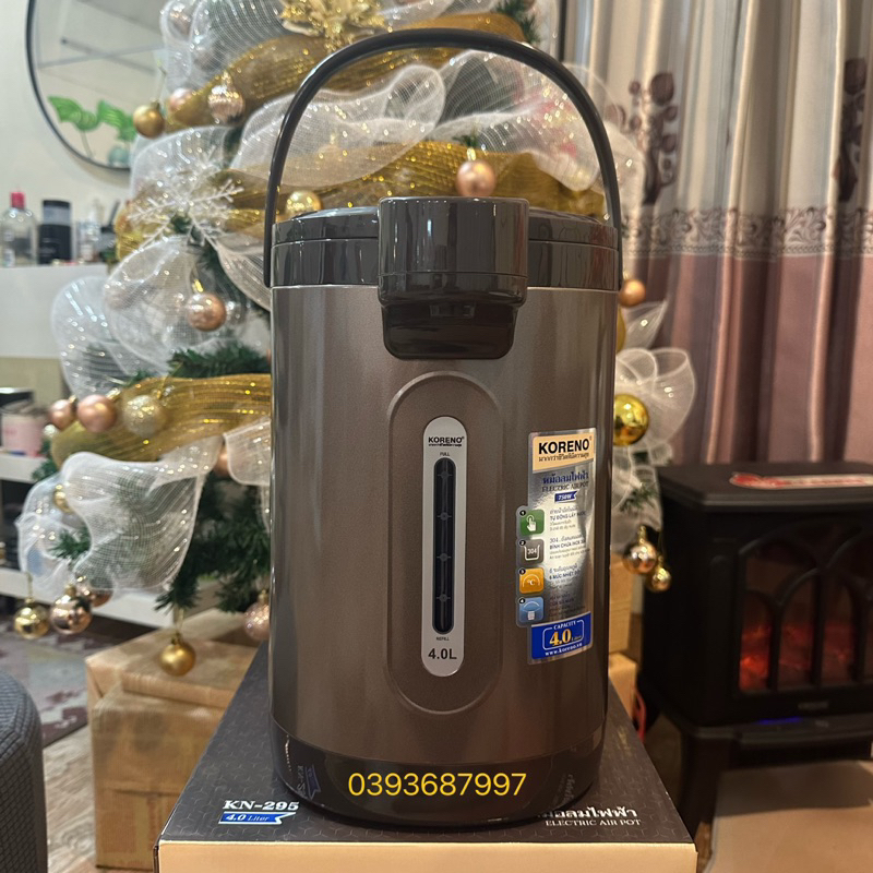 Bình thủy điện đa năng KORENO KN-295 bình thủy inox cao cấp, chống cạn, 2 chế độ bơm , bảo hành 12 tháng