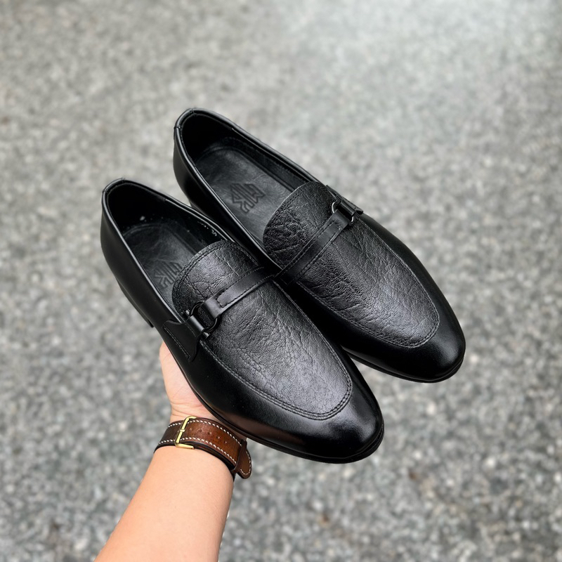 Giày tây nam, giày công sở nam da nhập cao cấp Đế khâu MK - Mã MK44