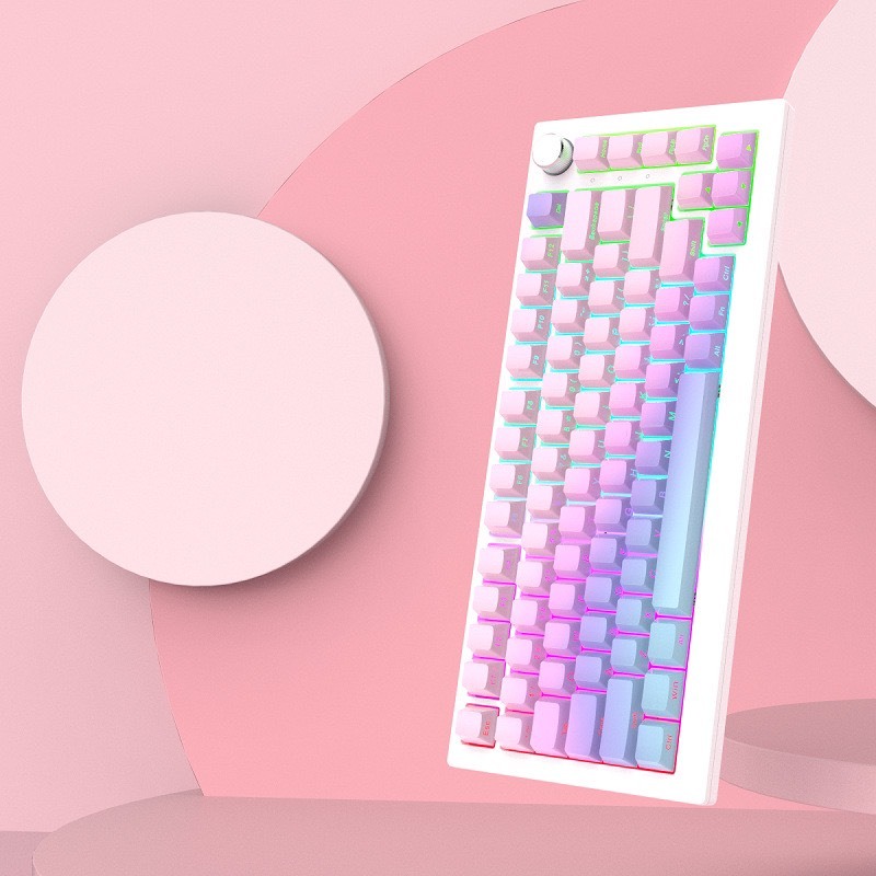KEYCAP GRADIENT SIDE PRINT XUYÊN LED CẠNH | PBT DOUBLE SHOT | CHERRY PROFILE