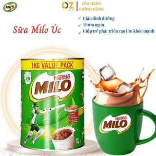 Sữa Bột Nestle Milo Value Pack 1KG Úc bổ sung dinh dưỡng cho bé phát triển tối ưu Oz Slim