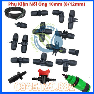 Phụ kiện nối ống pvc 10mm , ống ldpe 8/10ly