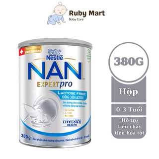Sữa bột NAN Expert Pro Lactose Free 380g dành cho trẻ không dung nạp đường lactose
