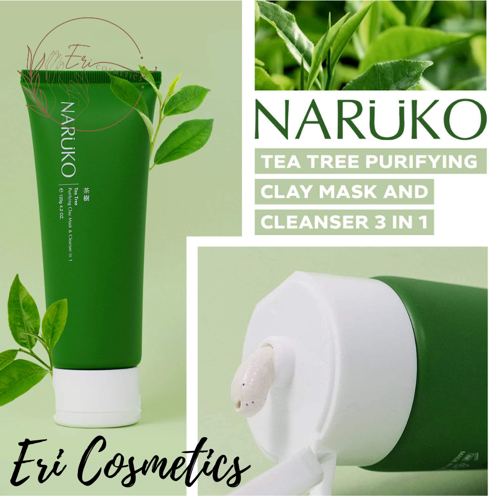 Sữa Rửa Mặt Đất Sét Tràm Trà Naruko Bản Nội Địa Đài Loan 120g