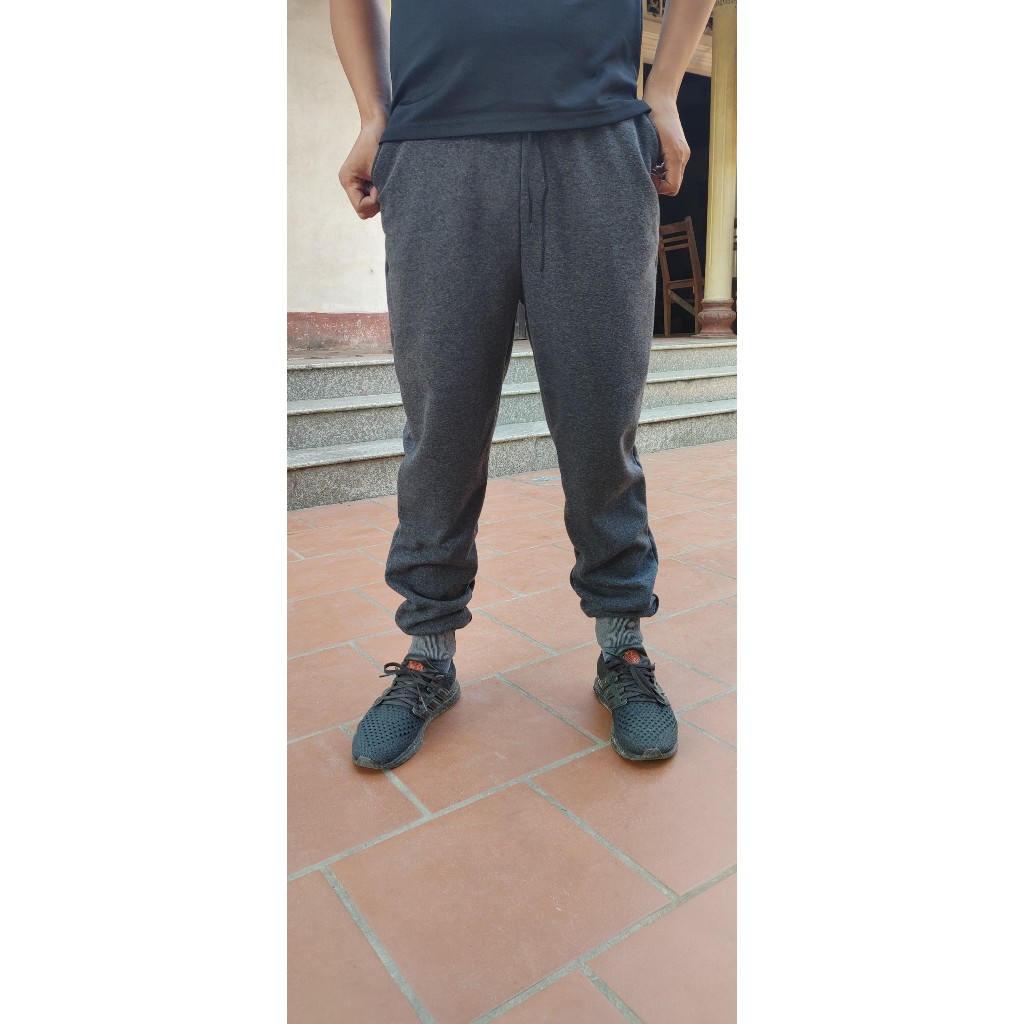 Quần jogger nỉ nam lót lông cừu siêu dày ấm dành cho mùa thu đông