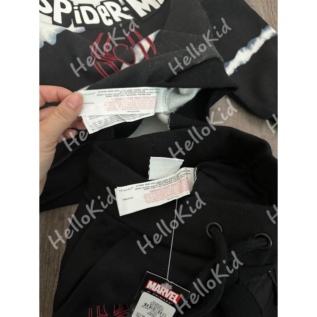 Bộ nỉ nhện loang prima cho bé