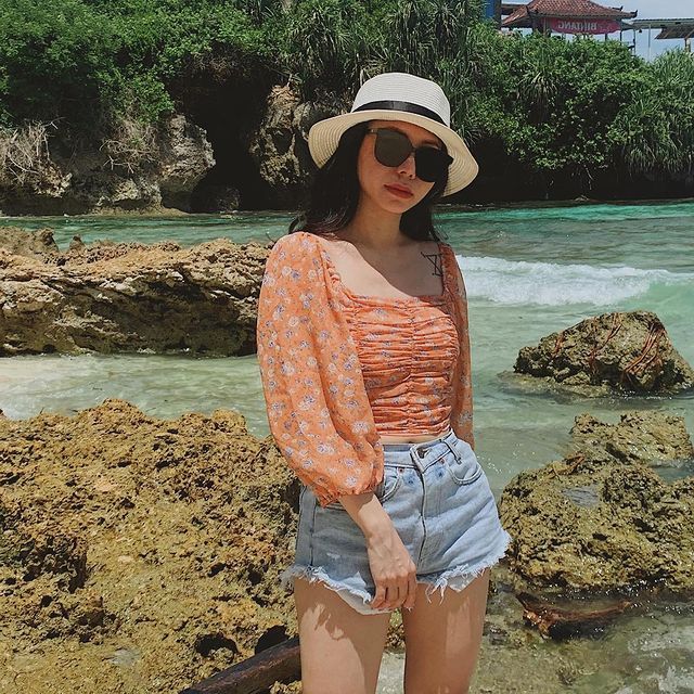 LEMONCHIC - ÁO NHÚNG BẸT VAI - A50 - A64 - A57