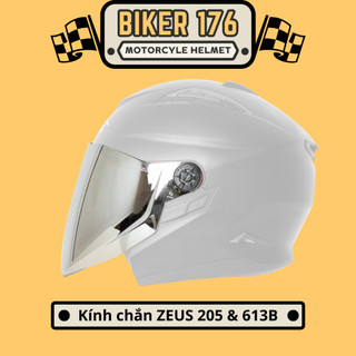 Kính chắn mũ bảo hiểm 3/4 zeus 205 & zeus 613b - biker 176 - mũ bảo hiểm chính hãng vũng tàu