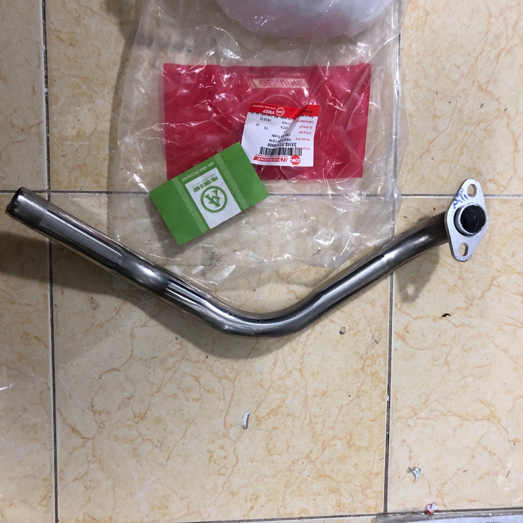 [HCM - Giao nhanh ] cổ pô inox Attila đời đầu / Shark /elizabeth xăng cơ
