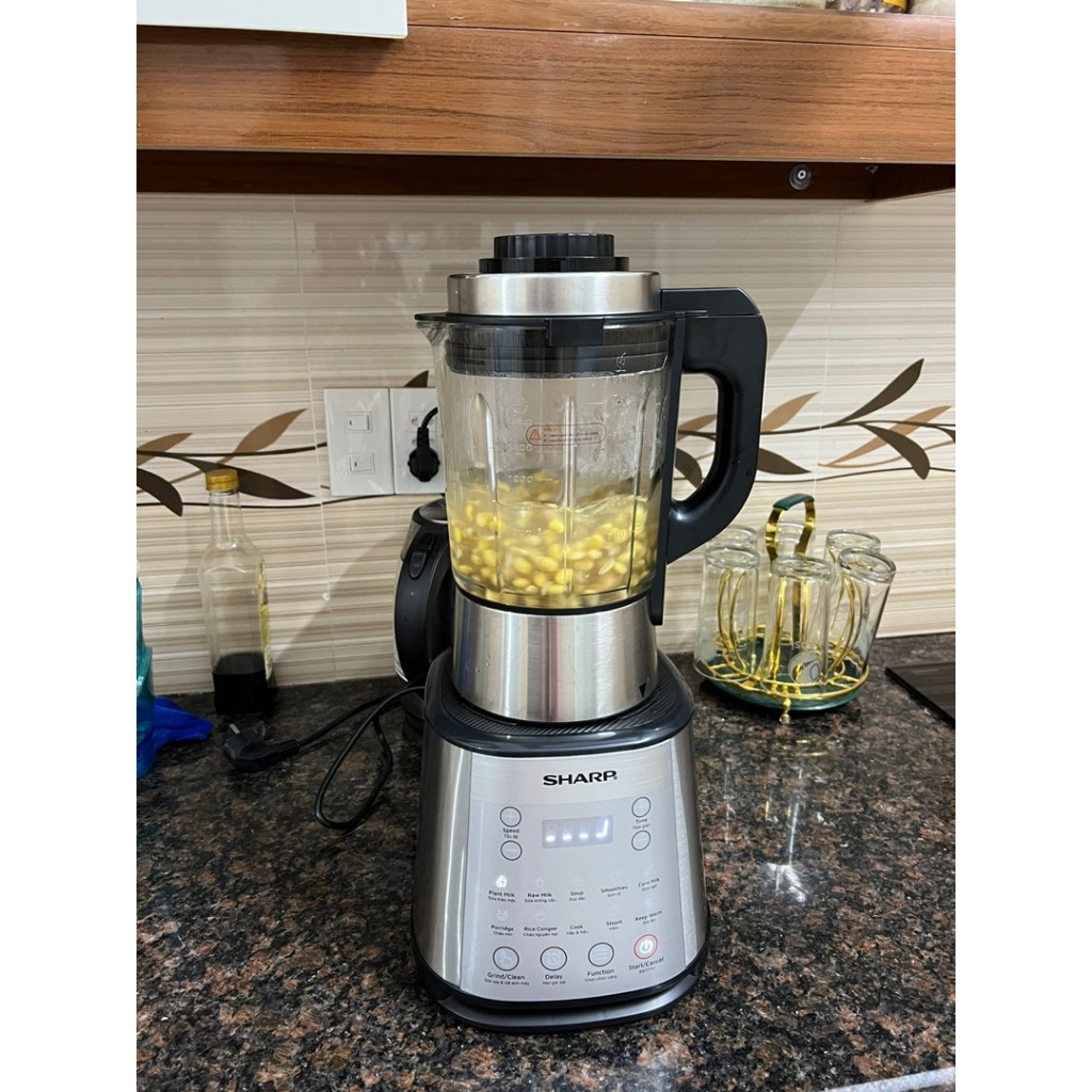 Máy Làm Sữa Hạt, Máy Nấu Sữa Hạt, Xay Sinh Tố Đa Năng Shapp KS-168 xuất xứ THÁI LAN  bảo hành 12 Tháng
