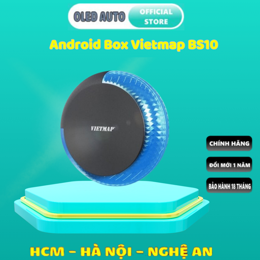 Android Box Ô Tô VIETMAP BS10, androi box tích hợp cảm biến áp suất lốp
