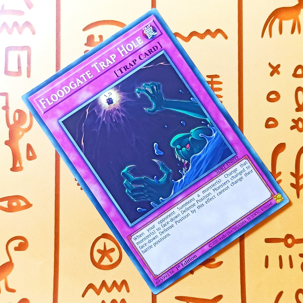 Thẻ bài Yugioh!: Floodgate Trap Hole - SDBT-EN032 - Common 1st Edition