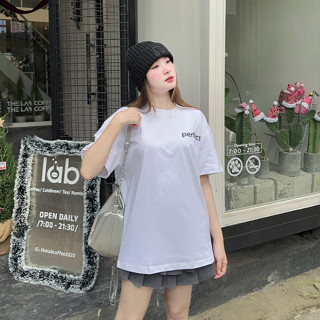  Áo thun unisex form rộng tay lỡ PERFECT Premium 100% Cotton Basic Tee dày dặn dành cho nam và nữ 