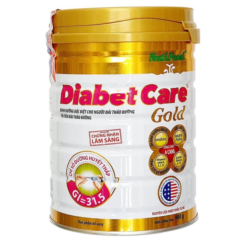 Sữa Bột Diabet Care Gold 900gDinh Dưỡng dành cho người tiểu đường