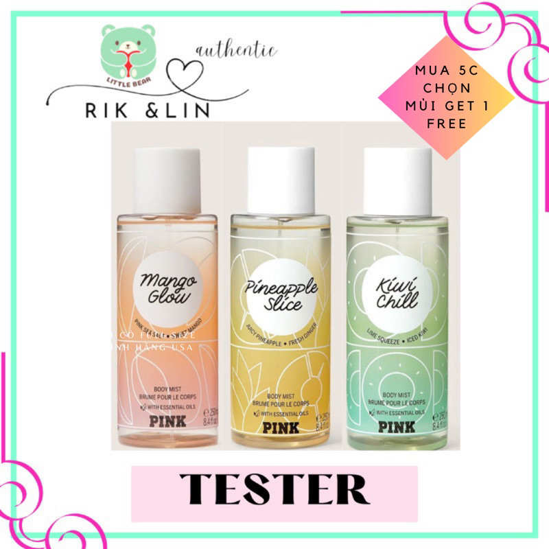 Auth_MANGO GLOW | KIWI CHILL | PINEAPPLE SLICE _ Xịt Thơm USA