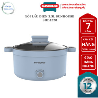  Nồi lẩu điện 3.5L SUNHOUSE SHD4528 - Hàng chính hãng bảo hành 12 tháng 