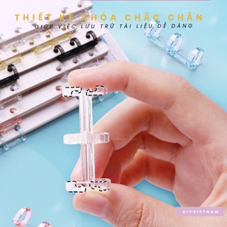 [COMBO 2 CÒNG][MUA 10 CÒNG TẶNG GIẤY MÀU B5] CÒNG RỜI NHỰA 3 LỖ