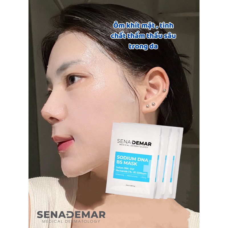 Mặt nạ mask b5 senademar dưỡng trắng da