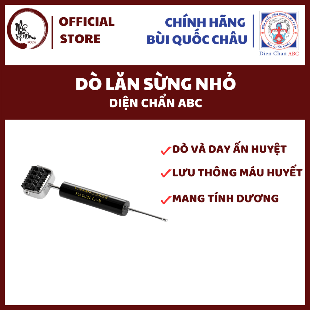 Dò Lăn Sừng Dụng Cụ Diện Chẩn Chính Hãng Bùi Quốc Châu