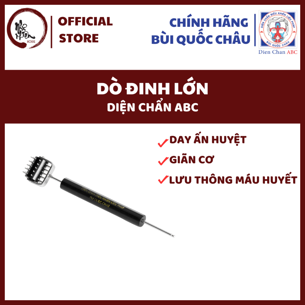 Dò Lăn Đinh Dụng Cụ Diện Chẩn Bùi Quốc Châu Chính Hãng