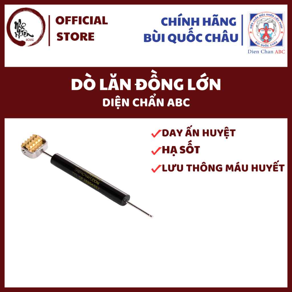 Dò Lăn Đồng Dụng Cụ Diện Chẩn Bùi Quốc Châu Chính Hãng