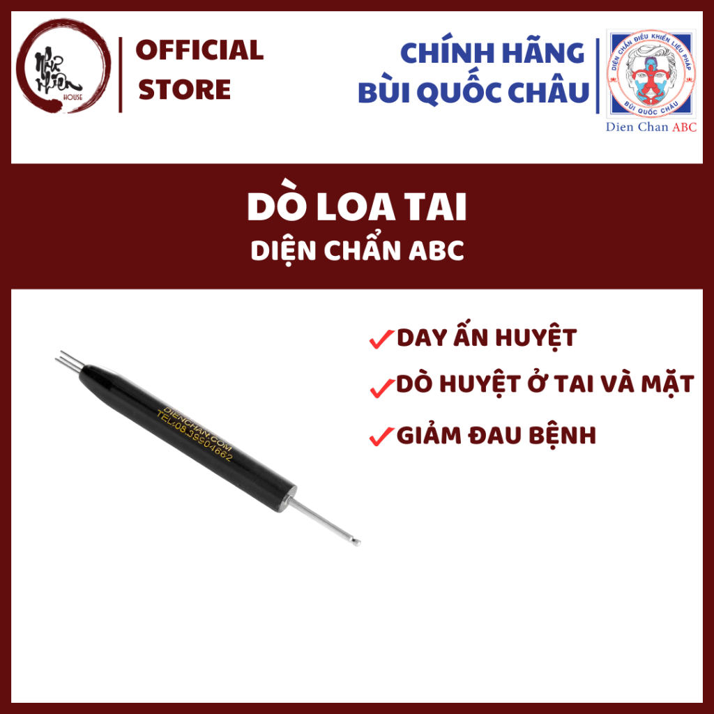 Dò Loa Tai Dụng Cụ Diện Chẩn Bùi Quốc Châu Chính Hãng