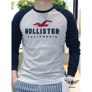 Áo phông nam dài tay hollister cotton mềm mịn