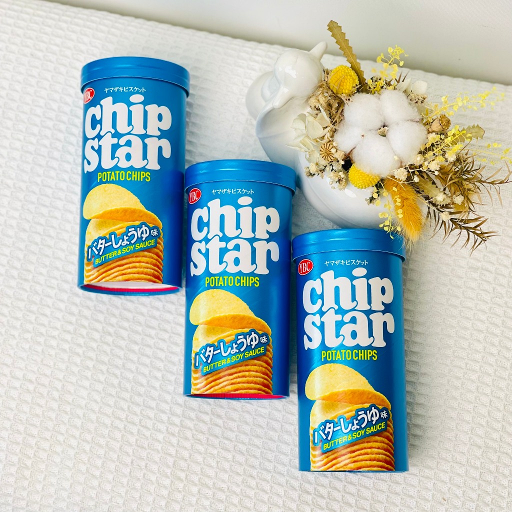 Bánh snack khoai tây chiên YBC Chip Star hộp 50G - 5 vị  Hàng nội địa Nhật