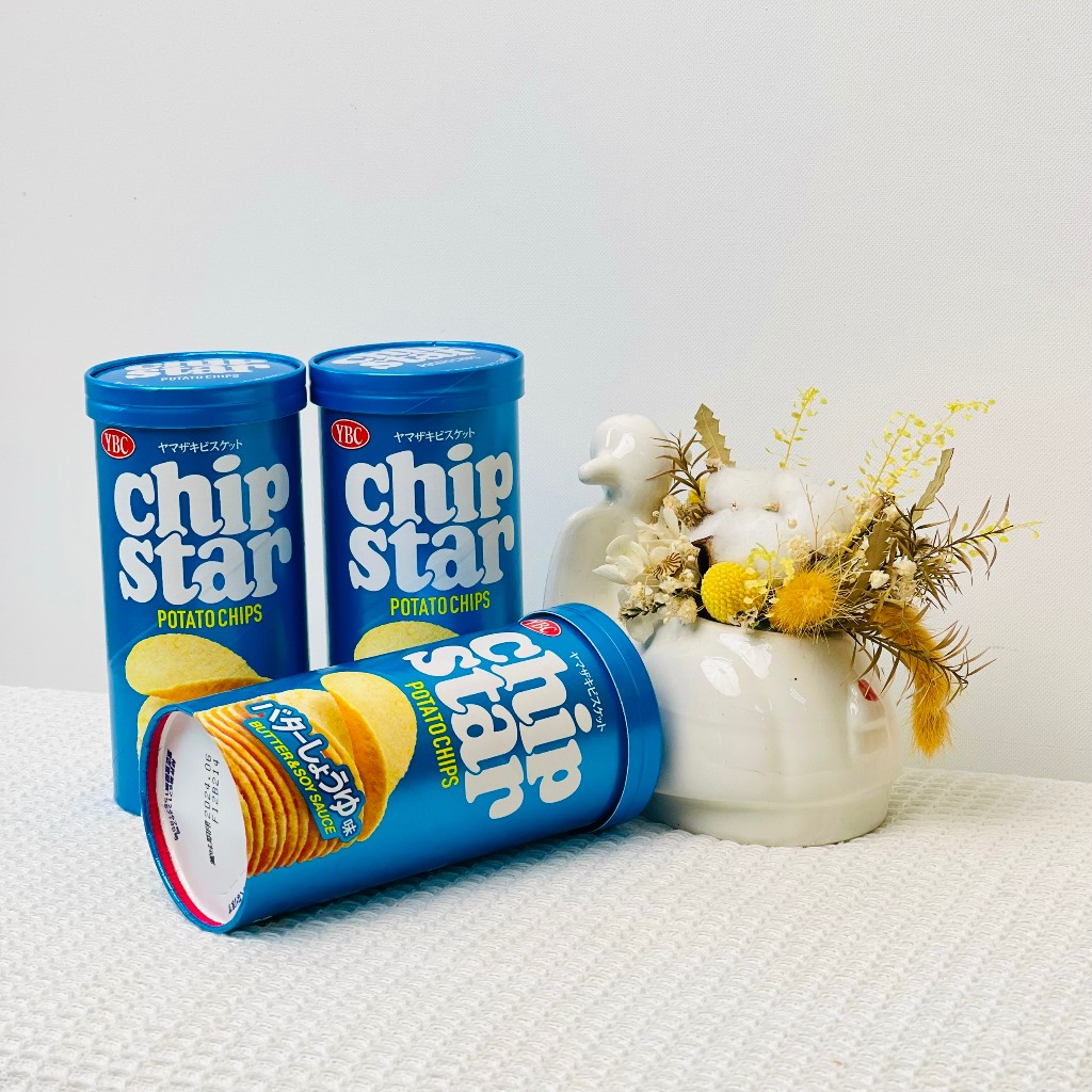 Bánh snack khoai tây chiên YBC Chip Star hộp 50G - 5 vị  Hàng nội địa Nhật