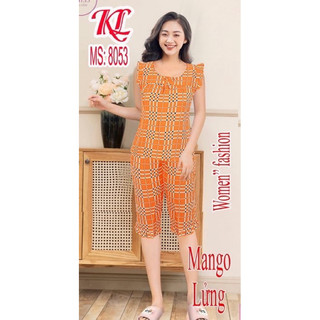 Đồ bộ nữ tay cánh tiên 💞FREESHIP💞 quần lửng vải mango mềm, mịn, mặc mát hợp thời trang.