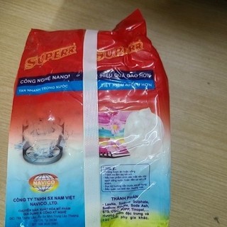 bột giặt giặt máy super 400g .