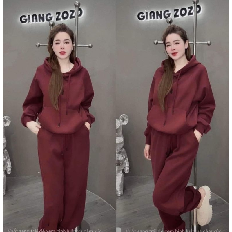 Sét nỉ mũ thêu ngựa hàng QCL1
