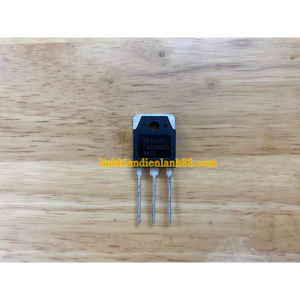 IGBT Sò Bếp từ FGA25N120ANTD FGA25N120 25N120 25A 1200v tháo máy chân dài Đảm bảo. ( có thể thay thế H20R1203 )