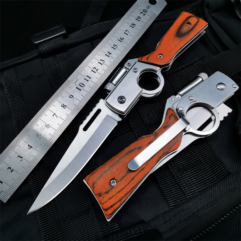 Dao Phượt Gấp Browning Có Đèn Pin nhiều kích thước - Tặng kèm túi đựng AK01